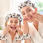 Zkptops Spa Headband for Washing Face Wristband Set Sponge Makeup Skincare - Image 7