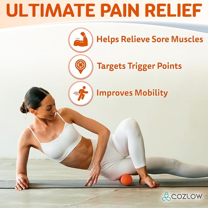 COZLOW Double Lacrosse Silicone Massage Ball - Image 2
