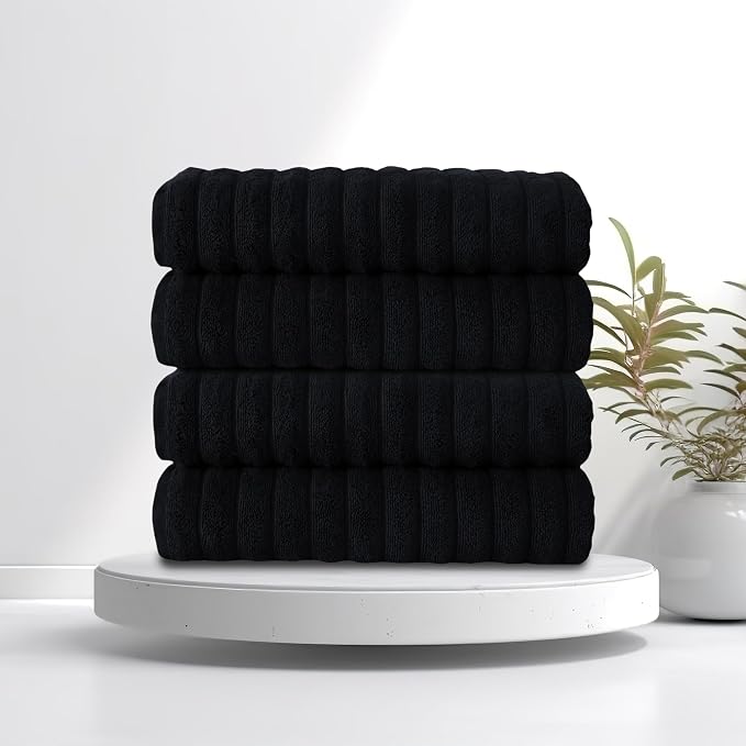 Classic Turkish Towels CTT Premium 4 Pack Bath Towels Set, Made - Image 4