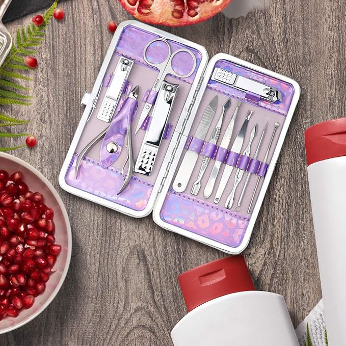 ZIZZON Nail Clippers Kit Manicure Pedicure Set - Image 8