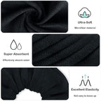 IVARYSS Super Towel Scrunchies for Drying Hair, Absorbent and Soft Microfiber - Image 2