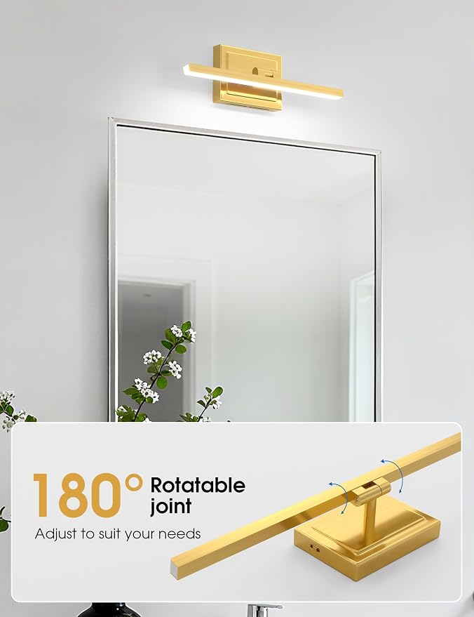 VOLISUN Bathroom Vanity Light 15.7 inch, 12W Dimmable 5CCT Led Bathroom Light - Image 4