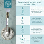 Bare Essentials Living Clay Face Mask Brush Dual Soft Silicone Face Mask - Image 5