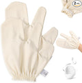 Garshana Gloves Raw Silk Massage, Raw Silk Gloves Garshana by FIYADWZH