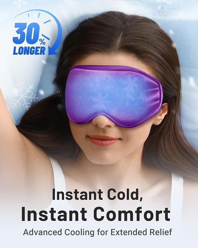 Cooling Eye Mask for Puffy Eyes: Fsa Eligible Items Hsa, Ice Eye Pack for - Image 3