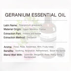 Geranium Essential Oil 100ML, 100% Pure Geranium Oils Aromatherapy Oil - Image 3