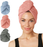 Turbie Twist 3-Pack Microfiber Hair Towel by TurbieTwist