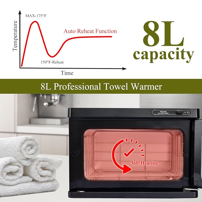 Hot towel warmer, 8L Towel Warmer Spa, Professional Towel Warmer - Image 3