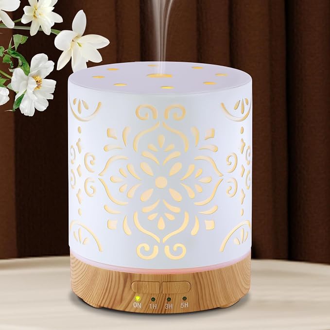EQUSUPRO Essential Oil Diffuser 300ML Metal Aromatherapy Diffuser by EQUSUPRO