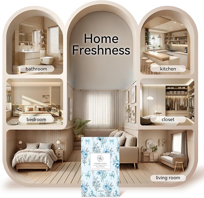 MYARO 20 Packs Fresh Linen Sachets - Image 9