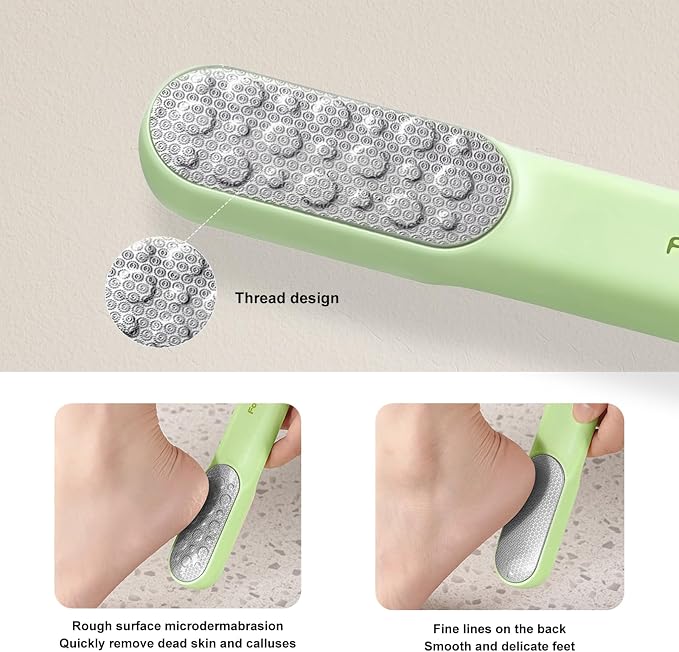 Double-Sided Stainless Steel Foot File, Foot Callus Remover & Foot Scrubber - Image 3