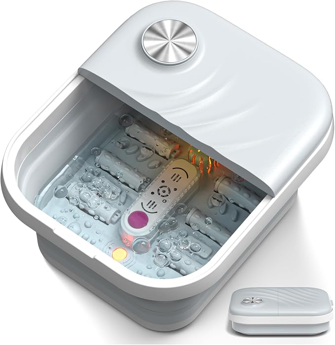 Collapasible Foot Spa Bath Massager by FRYLIMITSEXPLORELINE