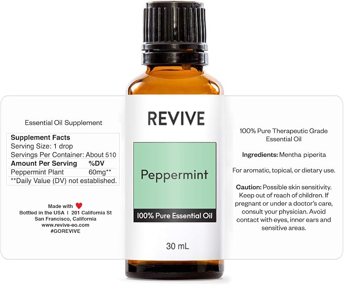 Peppermint Essential Oil 30mL by Revive Essential Oils - Image 2
