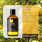 Lemon Essential Oil 30ML/1.01FL.OZ, MAYJAM Premium Lemon Oil Essential Oils - Image 3