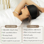 SECZIPE 100% Mulberry Silk Sleep Mask Eye Mask - Image 7
