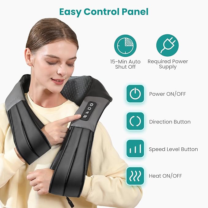 Nekteck Shiatsu Neck Massager - Image 5