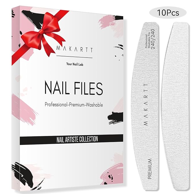 Makartt Nail File: 240/240 Grit Emery Boards - Image 2