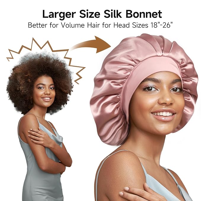 22 Momme 100% Real Mulberry Silk Bonnet - Image 4