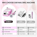 Subay 30000RPM Professional Nail Drill Machine - Image 5