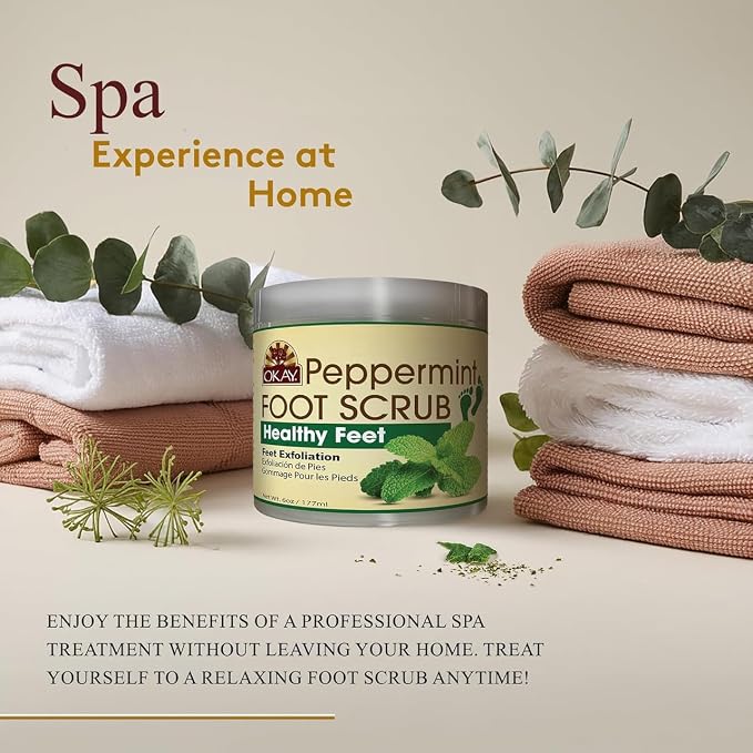 OKAY Peppermint Foot Scrub - Image 5