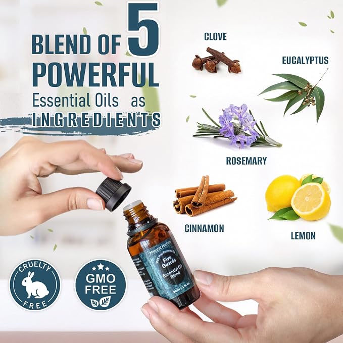 Natural Riches Five Guards Essential Oil Blend Health Shield - Image 2