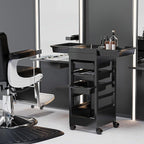 OmySalon Salon Cart for Hair Stylist Black - Image 2