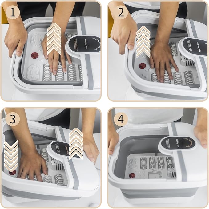 Collapasible Foot Spa Bath Massager - Image 3