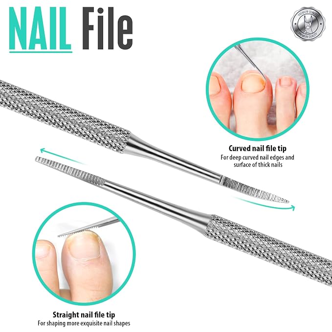FANDAMEI Ingrown Toenail Removal Kit, Pedicure Tools, Nail Care Kit, Cuticle - Image 6