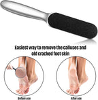 Mudder 2 Pieces Stainless Steel Pedicure Foot File Callus Remover Foot Scrubber - Image 6