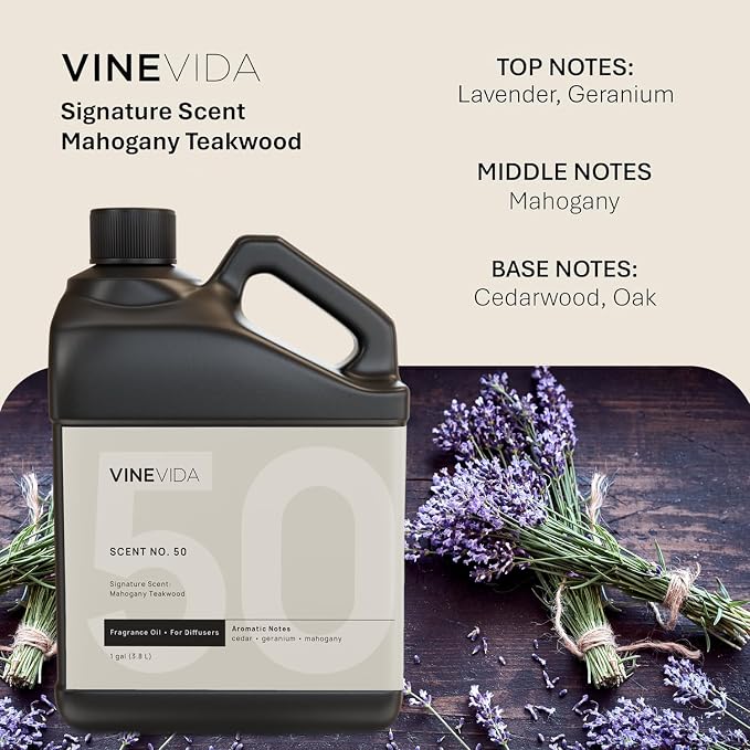 VINEVIDA Mahogany Teakwood Fragrance Oil - Image 3