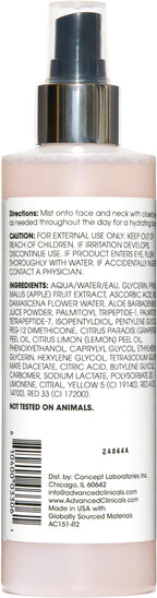 Advanced Clinicals Vitamin C Glow Facial Mist Toner - Image 10