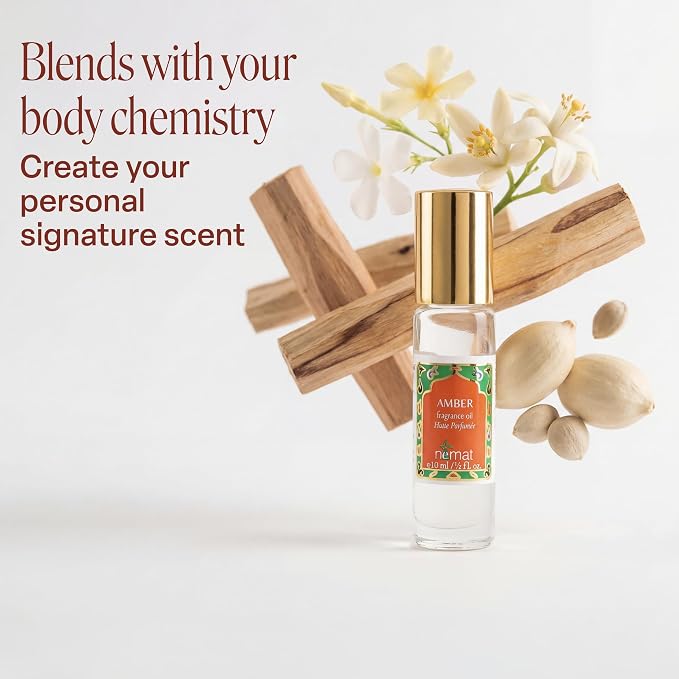 Nemat International Amber Perfume Oil Roll-On – Long Lasting Alcohol Free Amber - Image 4