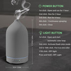 Gooamp 200ML Ceramic Essential Oil Diffuser - Image 4