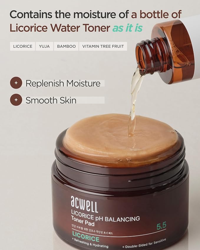 ACWELL Licorice pH Balancing Korean Toner - Image 5