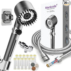 Filtered Shower Head with Handheld, 12 Replacement Filters by Mankoda