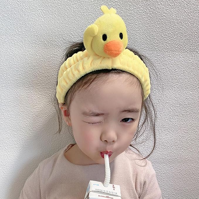 Funny Cat Headband for Women, Cute Animal Duck Frog Dinosaur Snail Kawaii Spa - Image 2