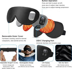 Cordless Heated Eye Mask, Rechargeable Sleep Mask - Image 5
