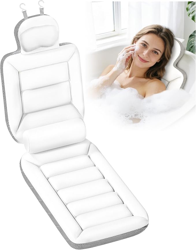 Full Body Bath Pillow for Bathtub, Thick Luxury Bathtub Cushion by Unknown