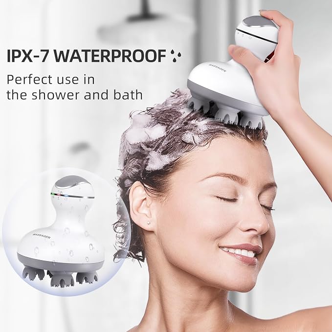 cotsoco Electric Cordless Head & Scalp Massager - Image 5