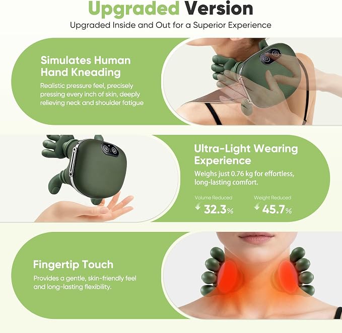 Shoulder and Neck Massager, Bionic Heated Massager, Neck Massager - Image 5