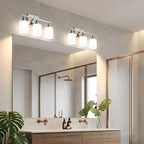 Ascher Bathroom Light Fixtures, 3-Light Vanity Light Over Mirror, Modern - Image 9