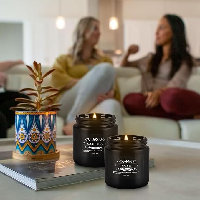 YOROXRG Scented Candles Gifts Set 24 Pack Soy Wax Travel Tin Jar Candles - Image 3