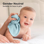 6-Pack Baby Washcloths – Soft Absorbent Viscose from Bamboo Washcloths - Image 8