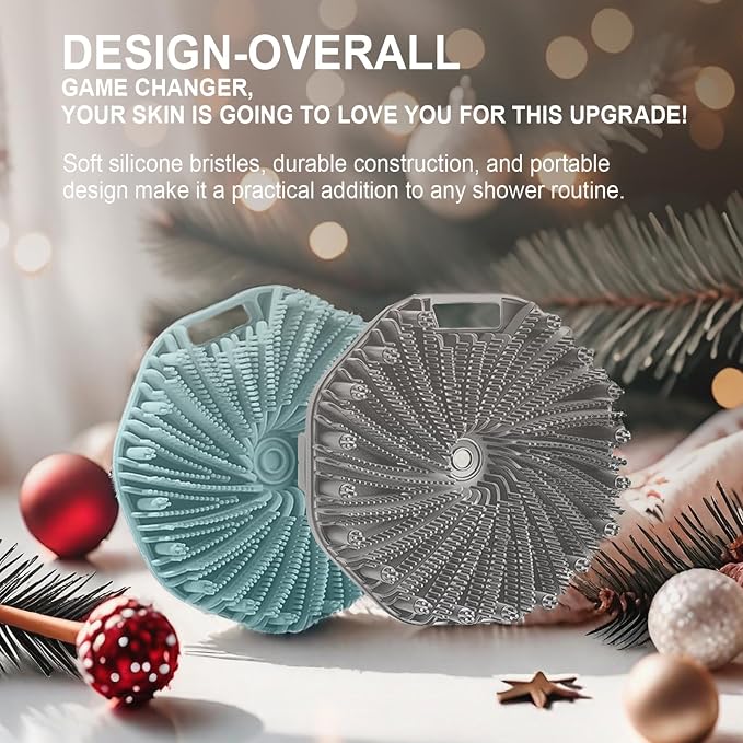 RamPula Silicone Body Scrubber, Silicone Loofah, Quick-Dry Exfoliating Body - Image 6
