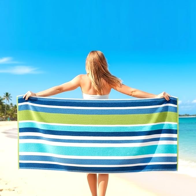 CASA COPENHAGEN Monaco Beach Towels Designed in Denmark Rough and Tough - Image 4