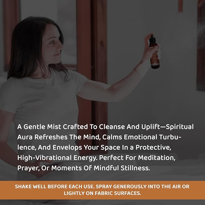 Sacred Element's Spiritual Aura Room Spray | Natural Purifying Mist - Image 5