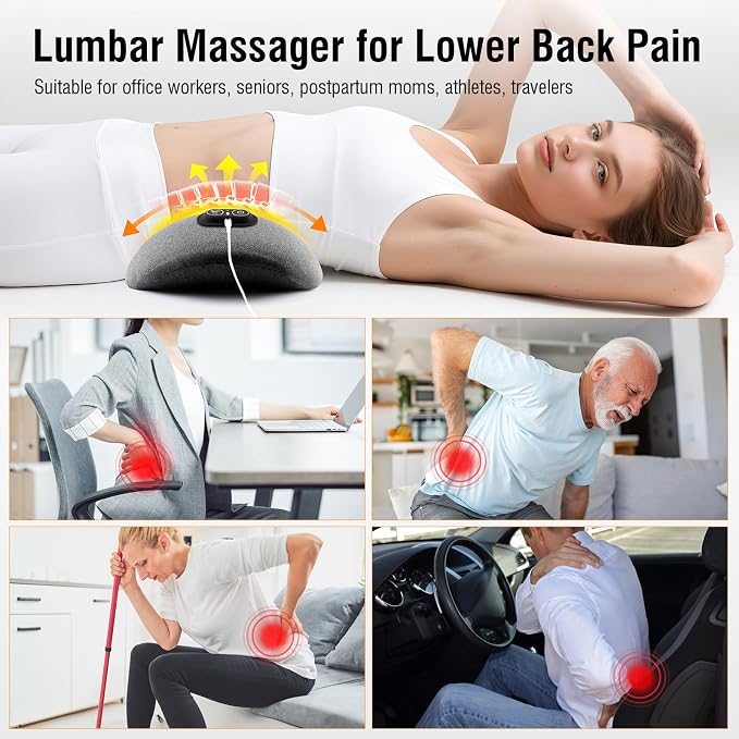 USUIE 3-in-1 Rechargeable Electric Lumbar Support Pillow - Image 8