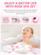 Mother's Day Gifts Set 16Pcs Rose Spa Bath & Body Care Set - Image 4
