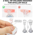 Nail Stands for Press On Nails Painting Display Practice, Powerful Magnetic - Image 4