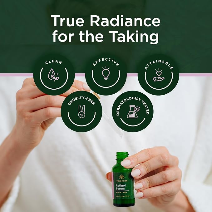Tree of Life Beauty Retinol Serum, Skin Smoothing Face Oil - Image 7